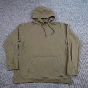 686 Everywhere Performance Hoodie Mens XL Green Double Knit Pullover Sweatshirt